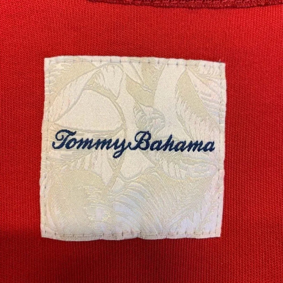 Tommy Bahama Men's Martinique Half Zip Pullover Sweater in Chili Pepper Size XXL - Picture 7 of 12